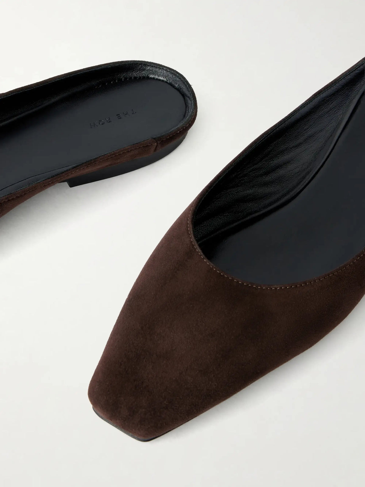June Suede Point-toe Mules