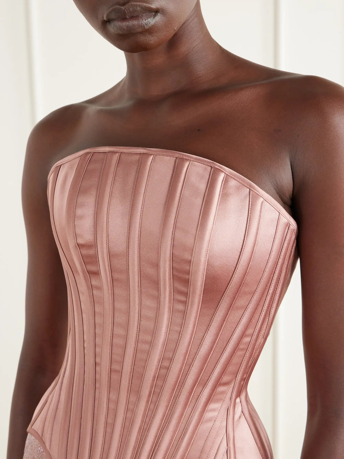 Wiederhoeft Julie Silk-satin Corset