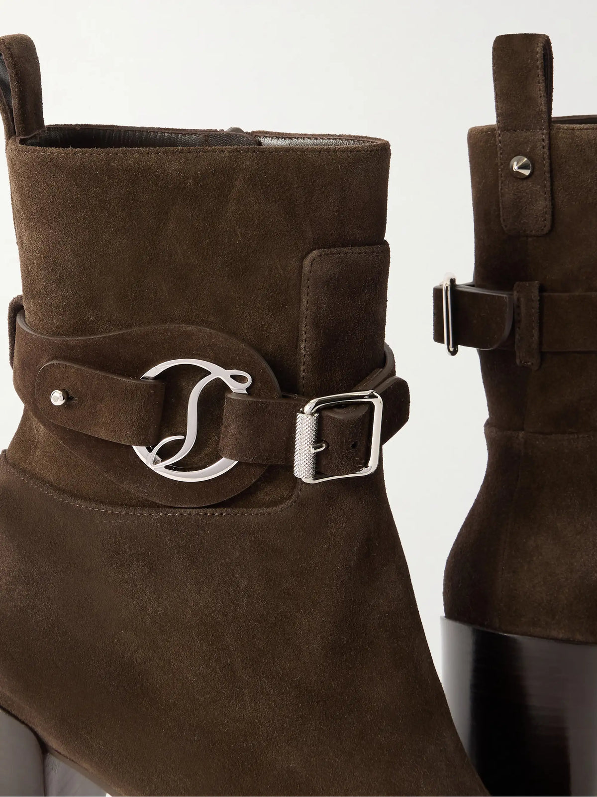 Dianouchette 100 Buckled Suede Ankle Boots