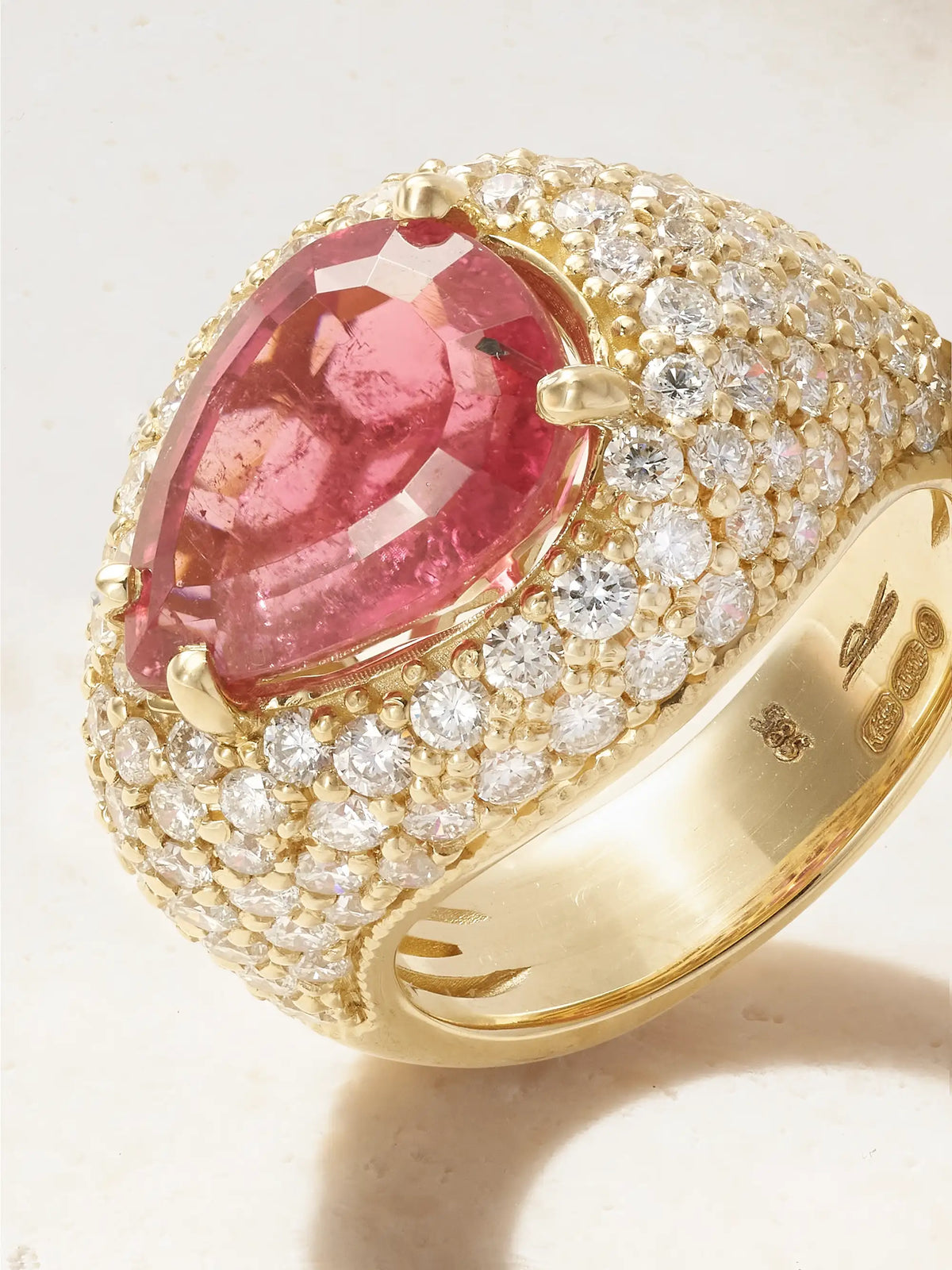 14-karat Gold, Diamond And Tourmaline Ring