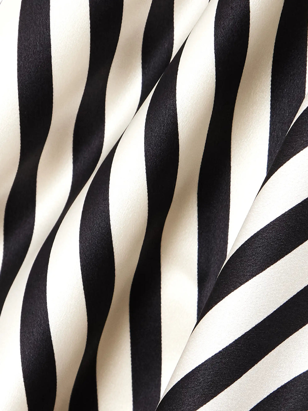 Nika Belted Striped Silk-satin Robe