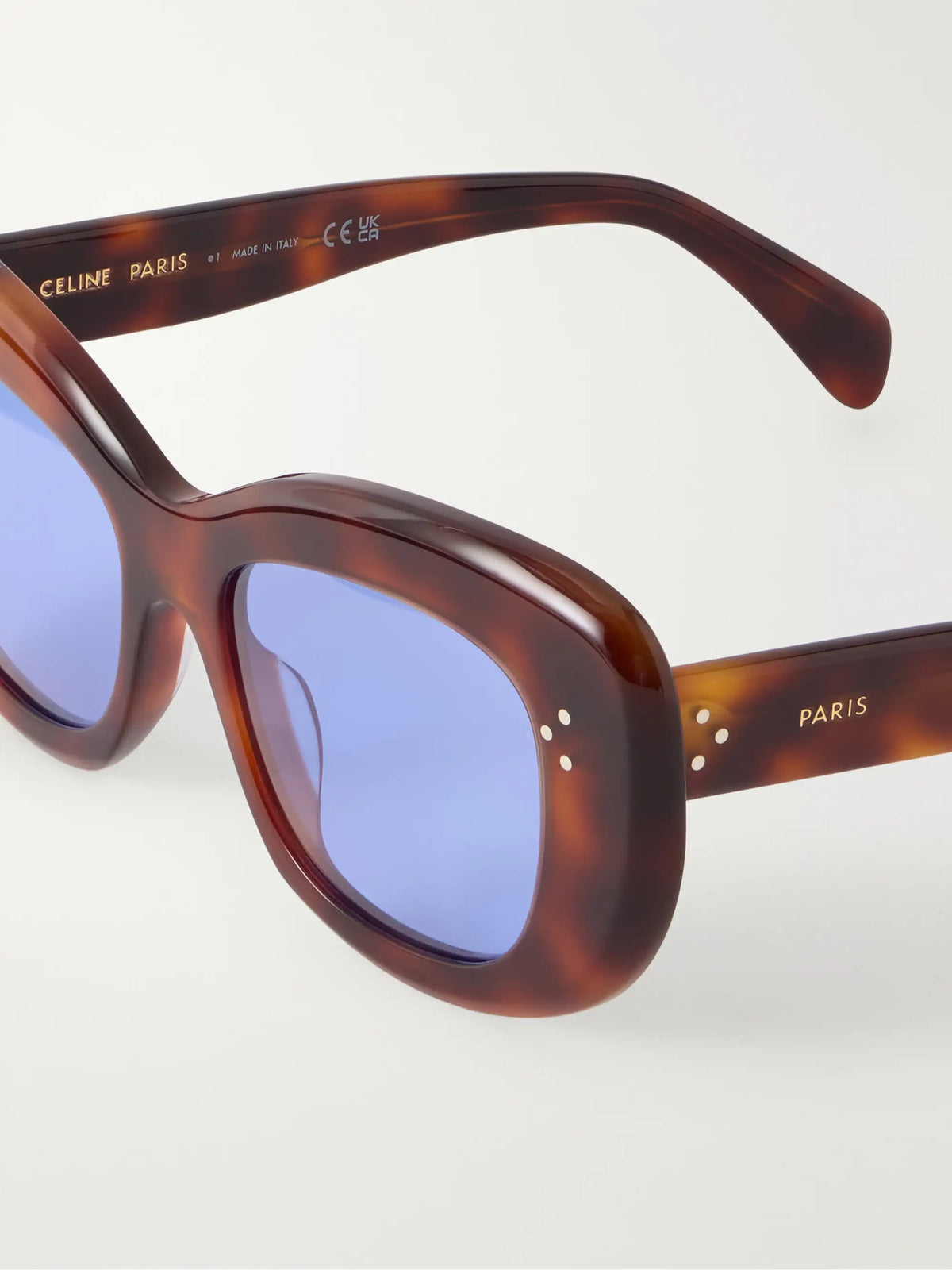 CELINE Eyewear Diane Round-frame Acetate Sunglasses