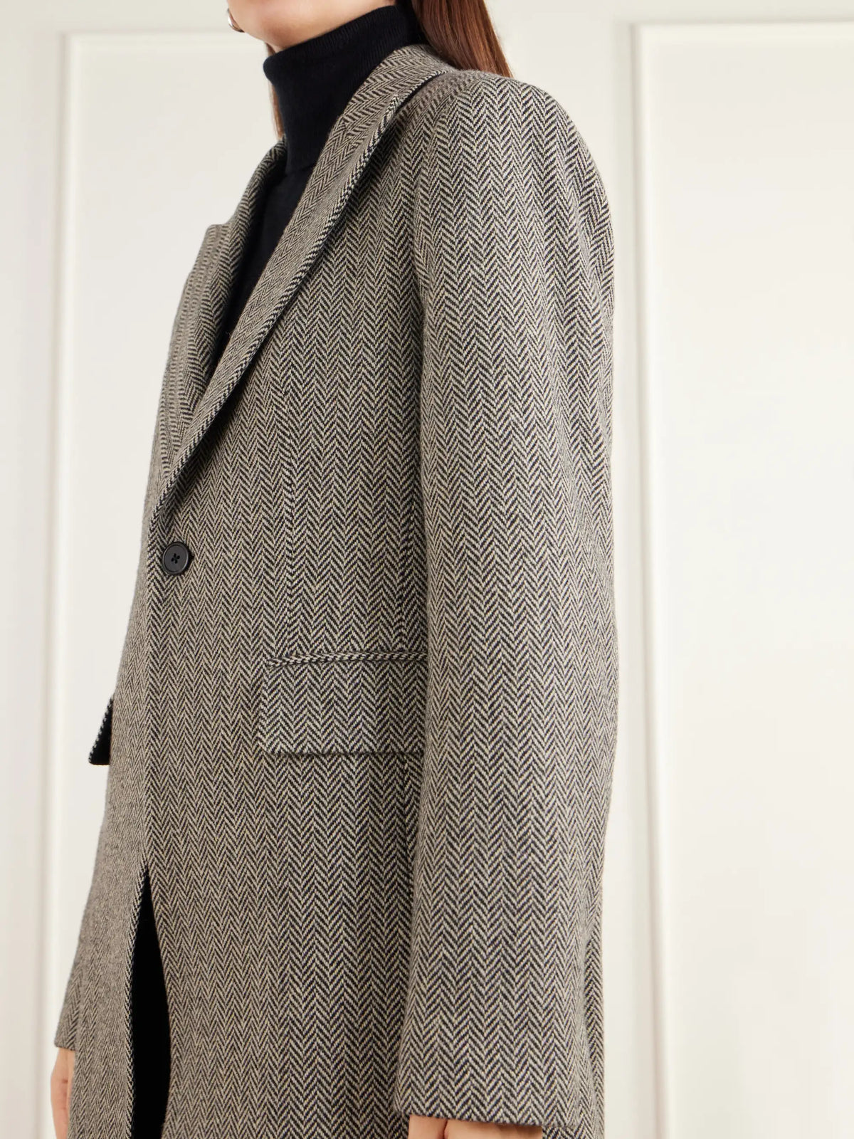 Polo Ralph Lauren Herringbone Wool-blend Twill Coat