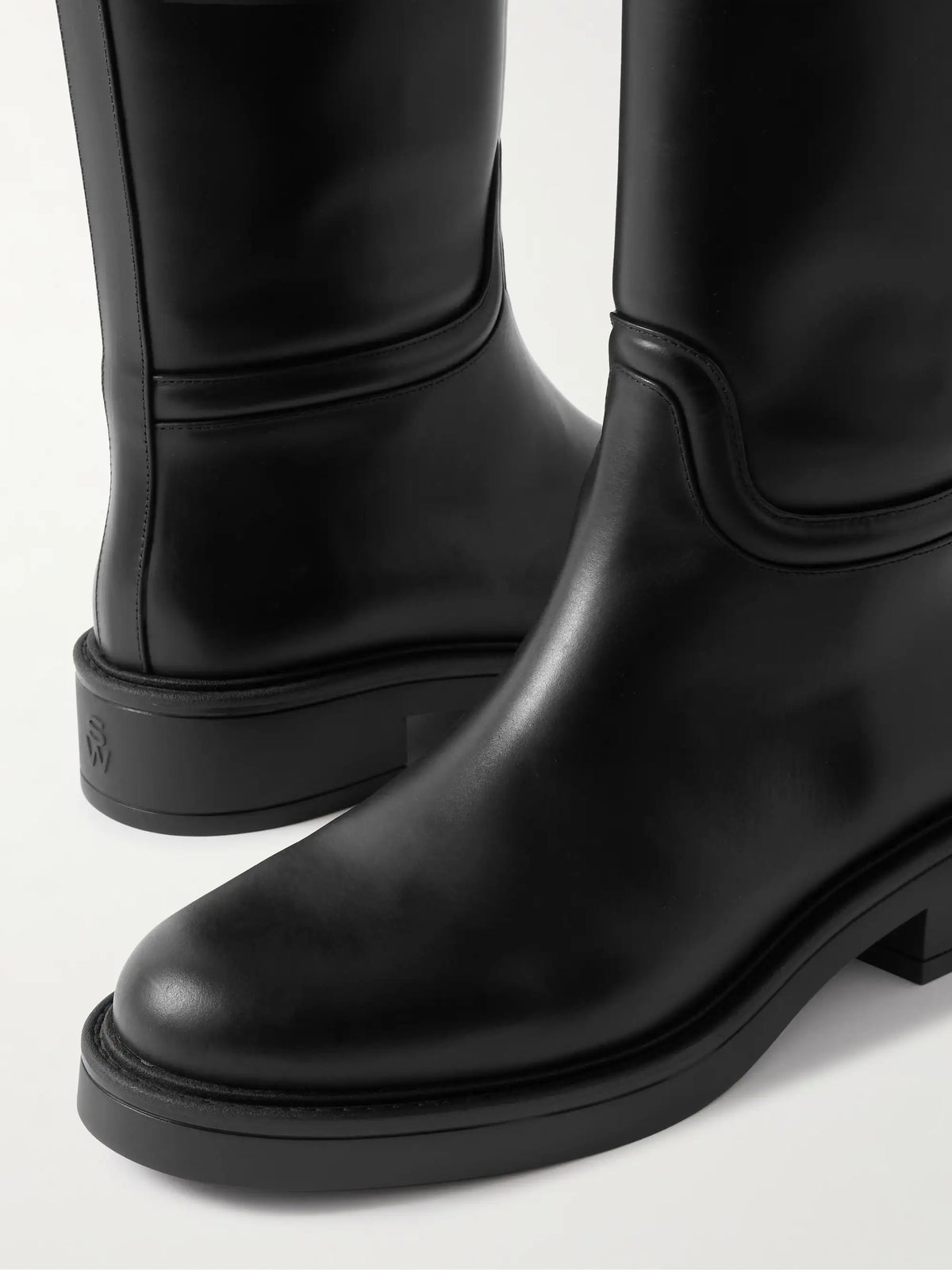 Celia Riding Leather Knee Boots