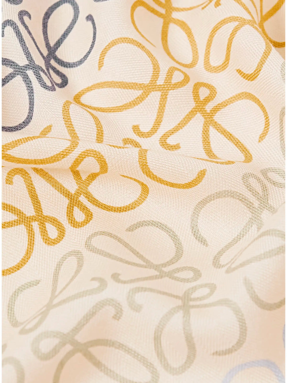 Fringed Printed Wool, Silk And Cashmere-blend Scarf