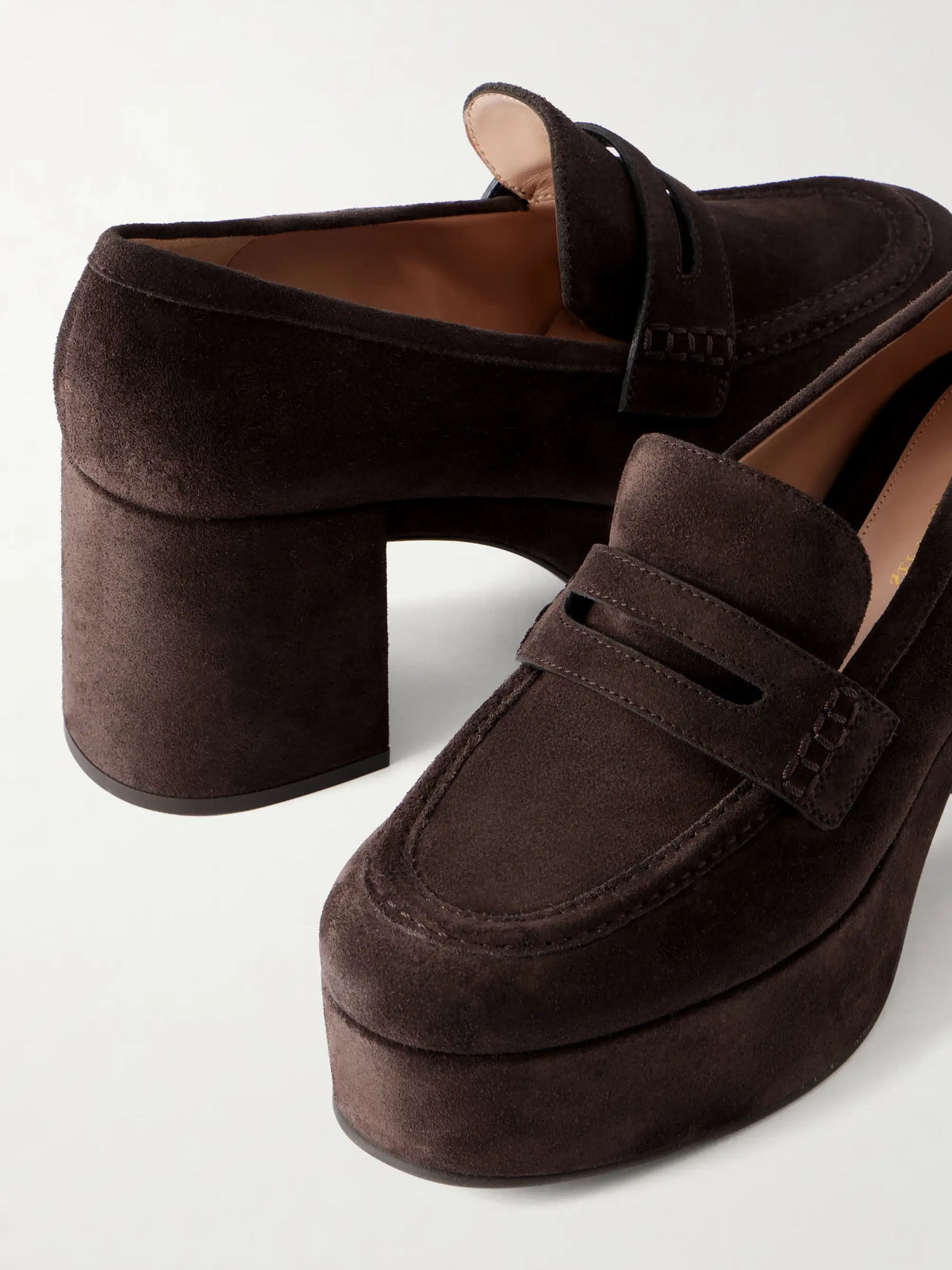 Jenna 35 Suede Platform Pumps