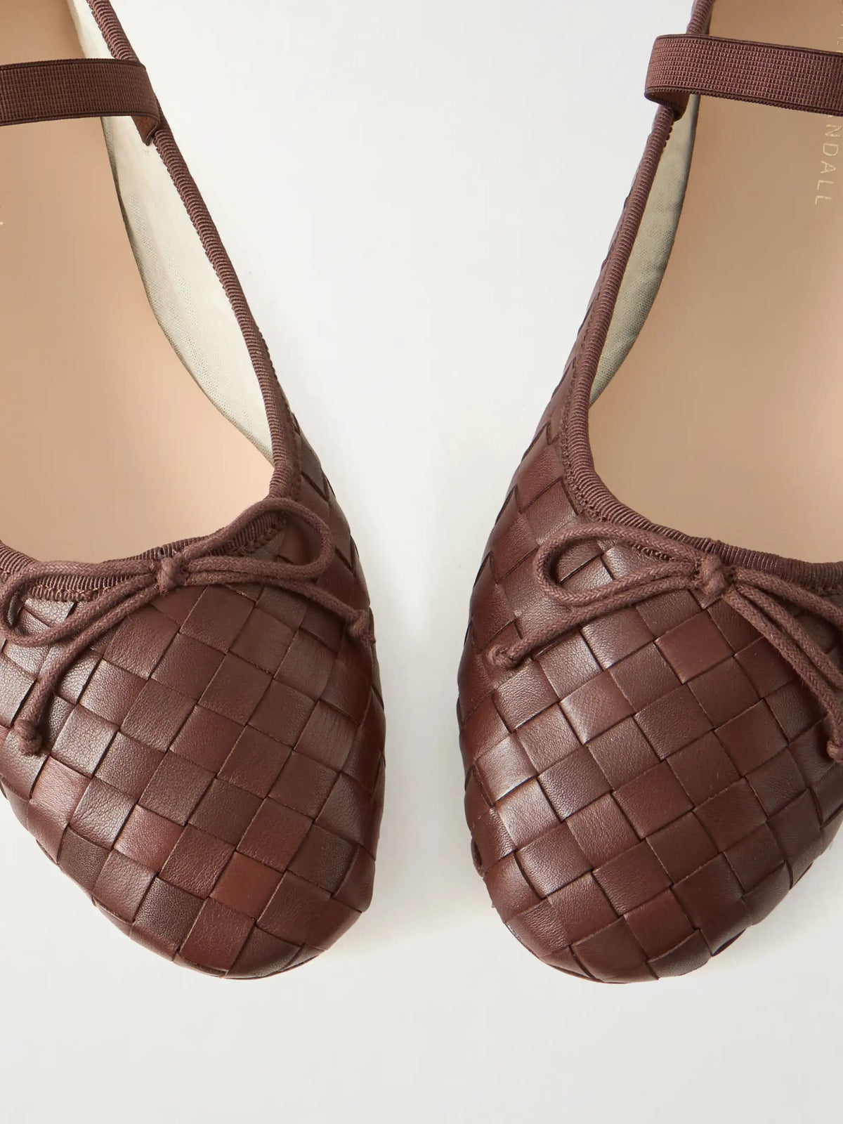 Leonie Woven Leather Ballet Flats