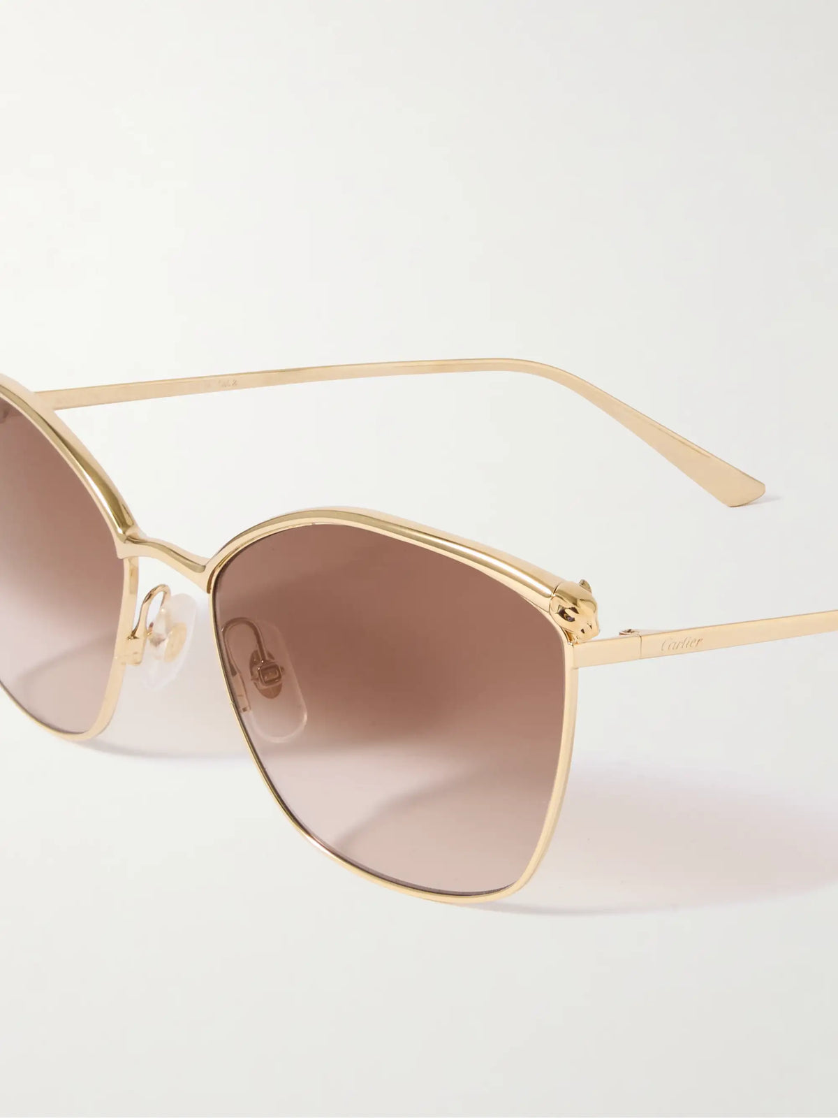Panthère Classic Cat-eye Gold-tone Sunglasses