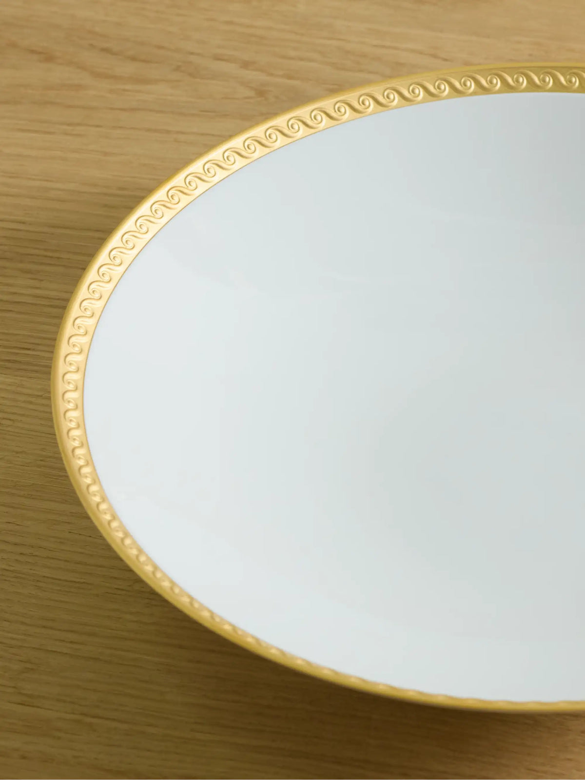 Neptune Large Gold-plated Porcelain Bowl