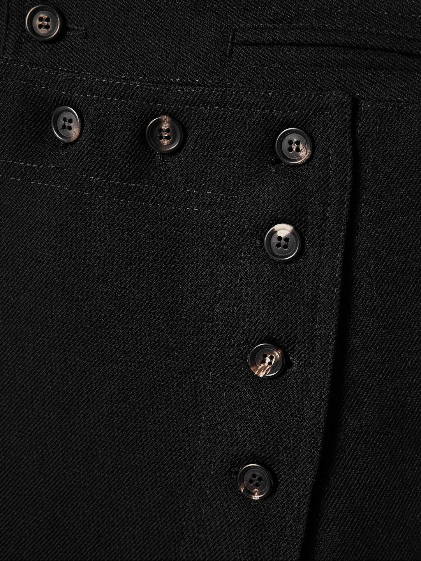 Wool-twill Maxi Skirt