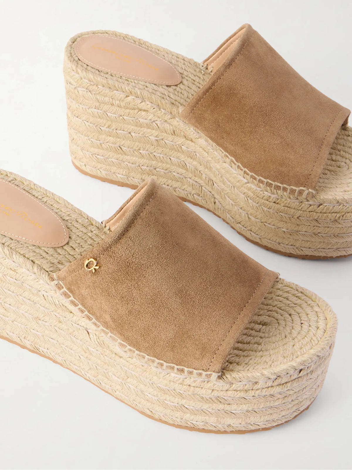 60 Suede Platform Espadrille Sandals