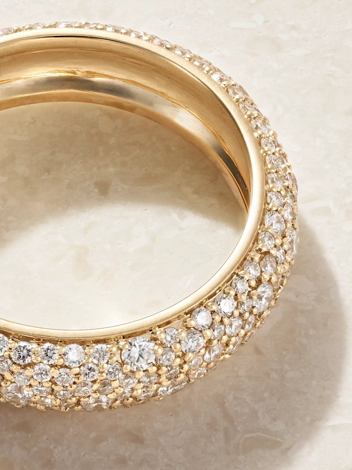First Spark 14-karat Gold Diamond Ring