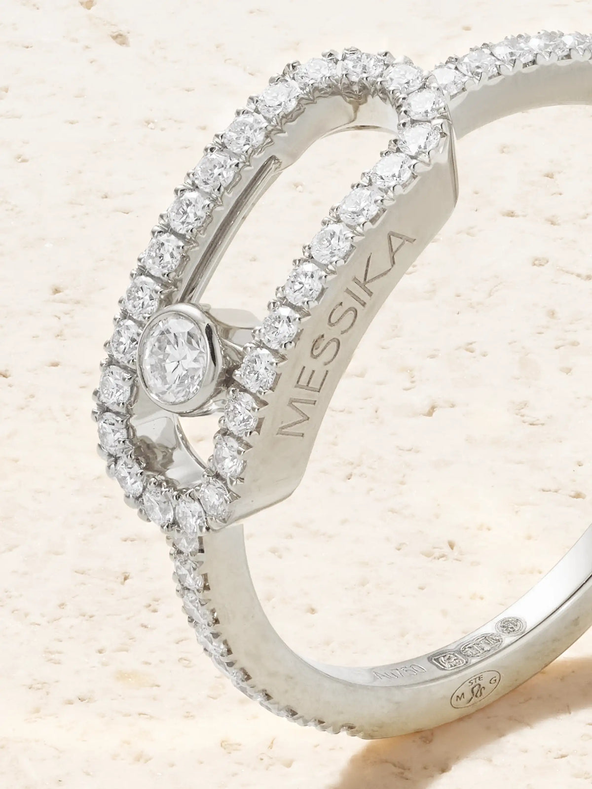 Move Uno 18-karat White Gold Diamond Ring