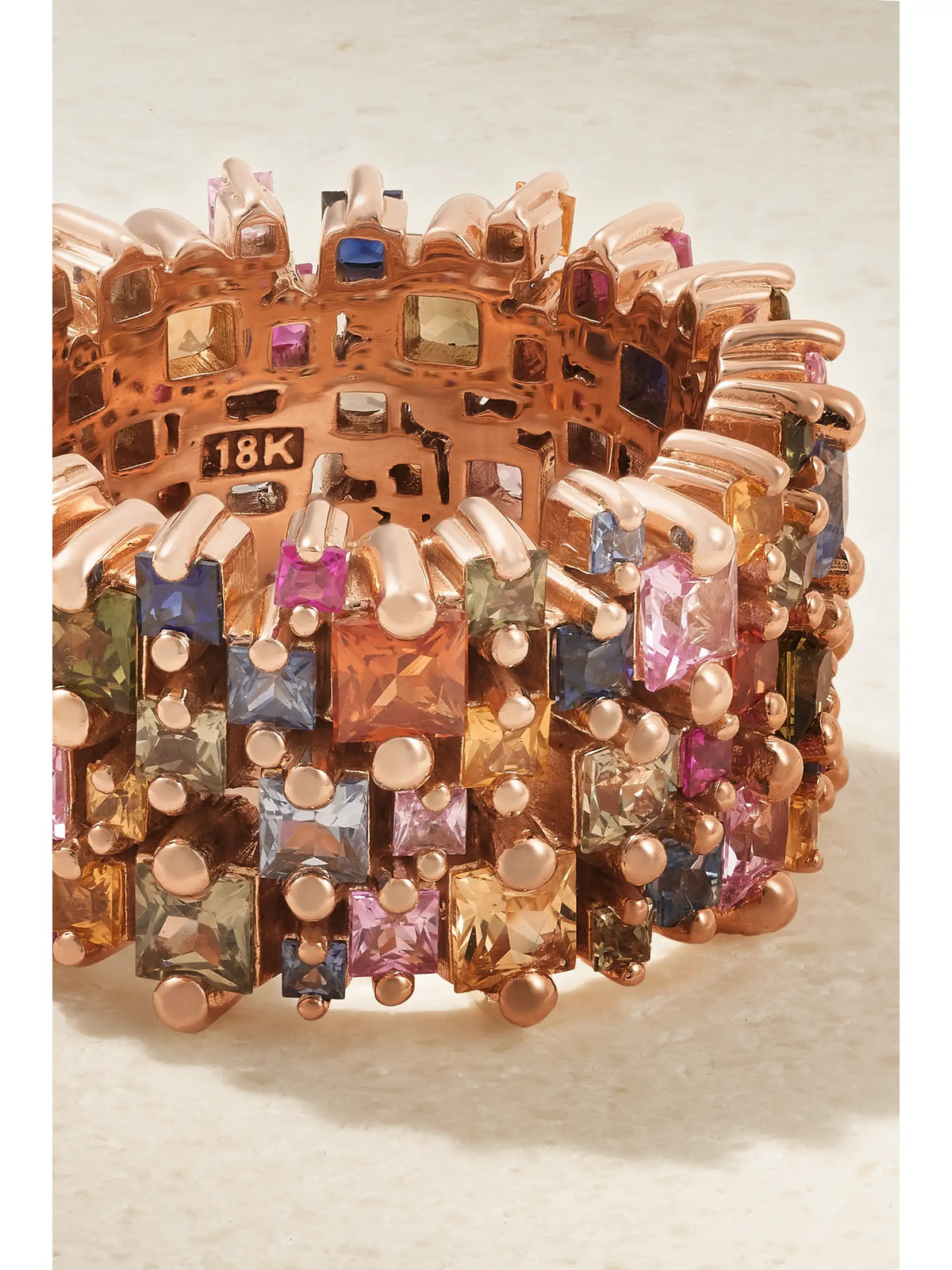 18-karat Rose Gold Sapphire Ring