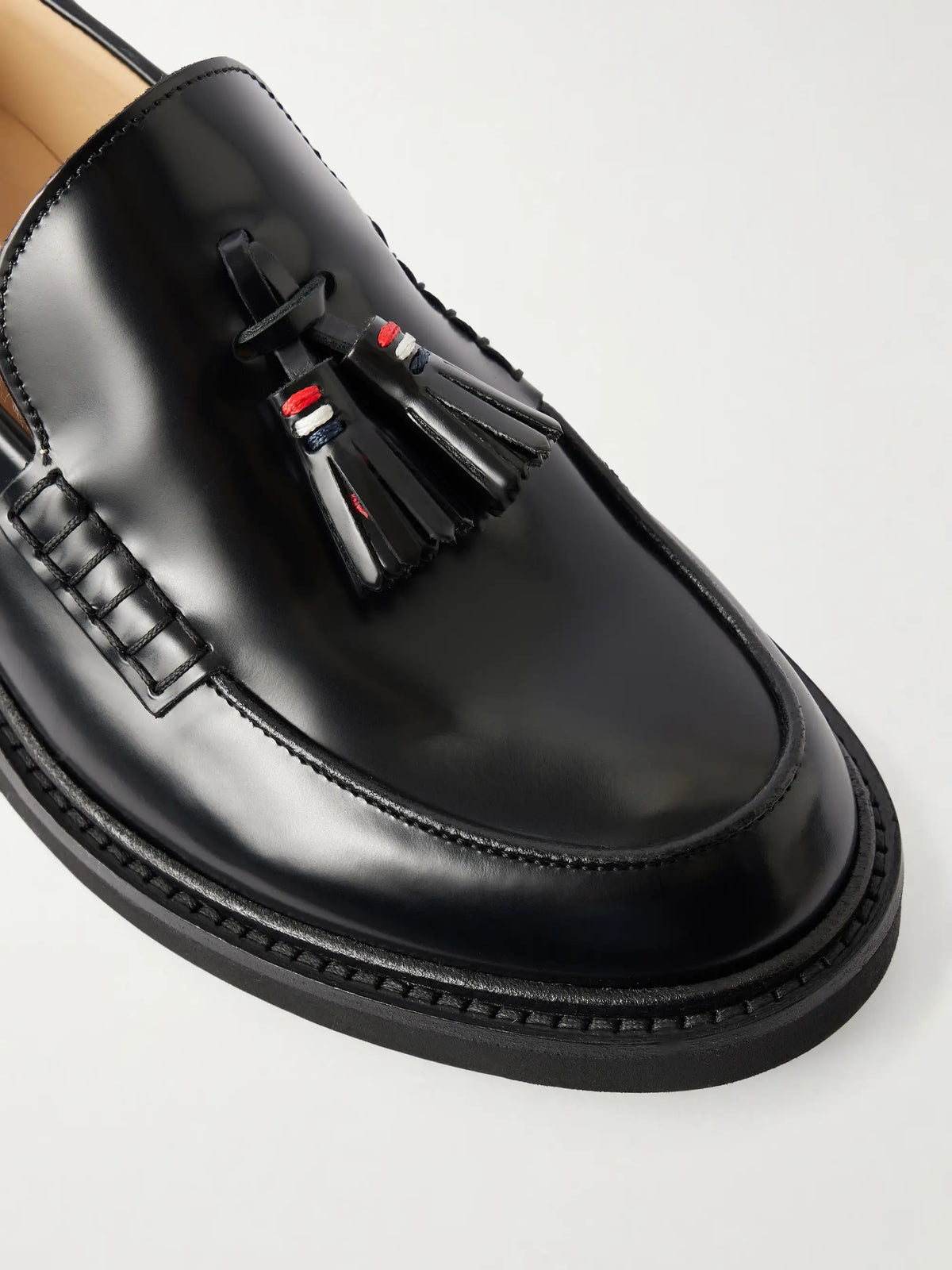 Tassel Leather Loafers
