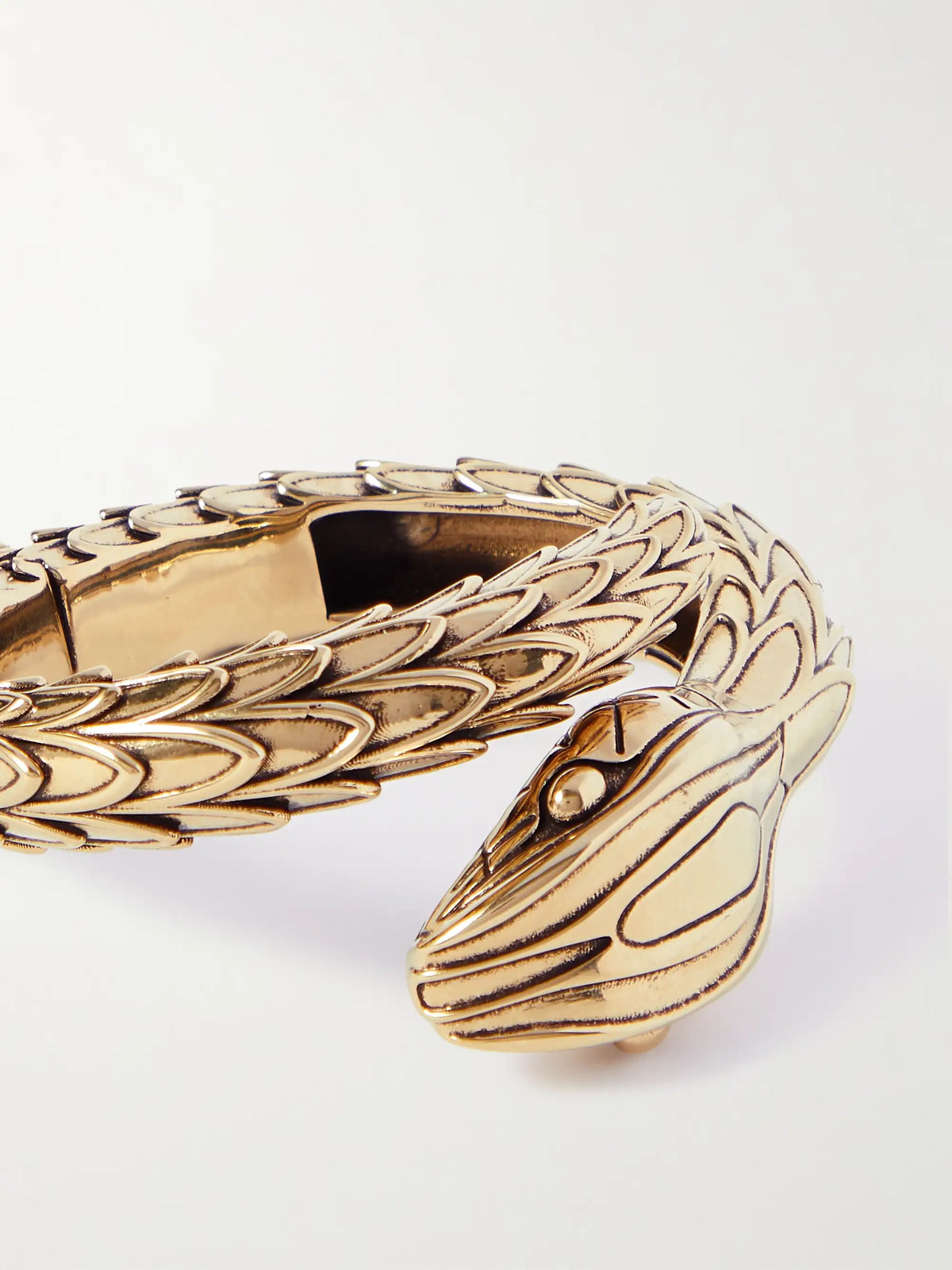 Snake Gold-tone Cuff