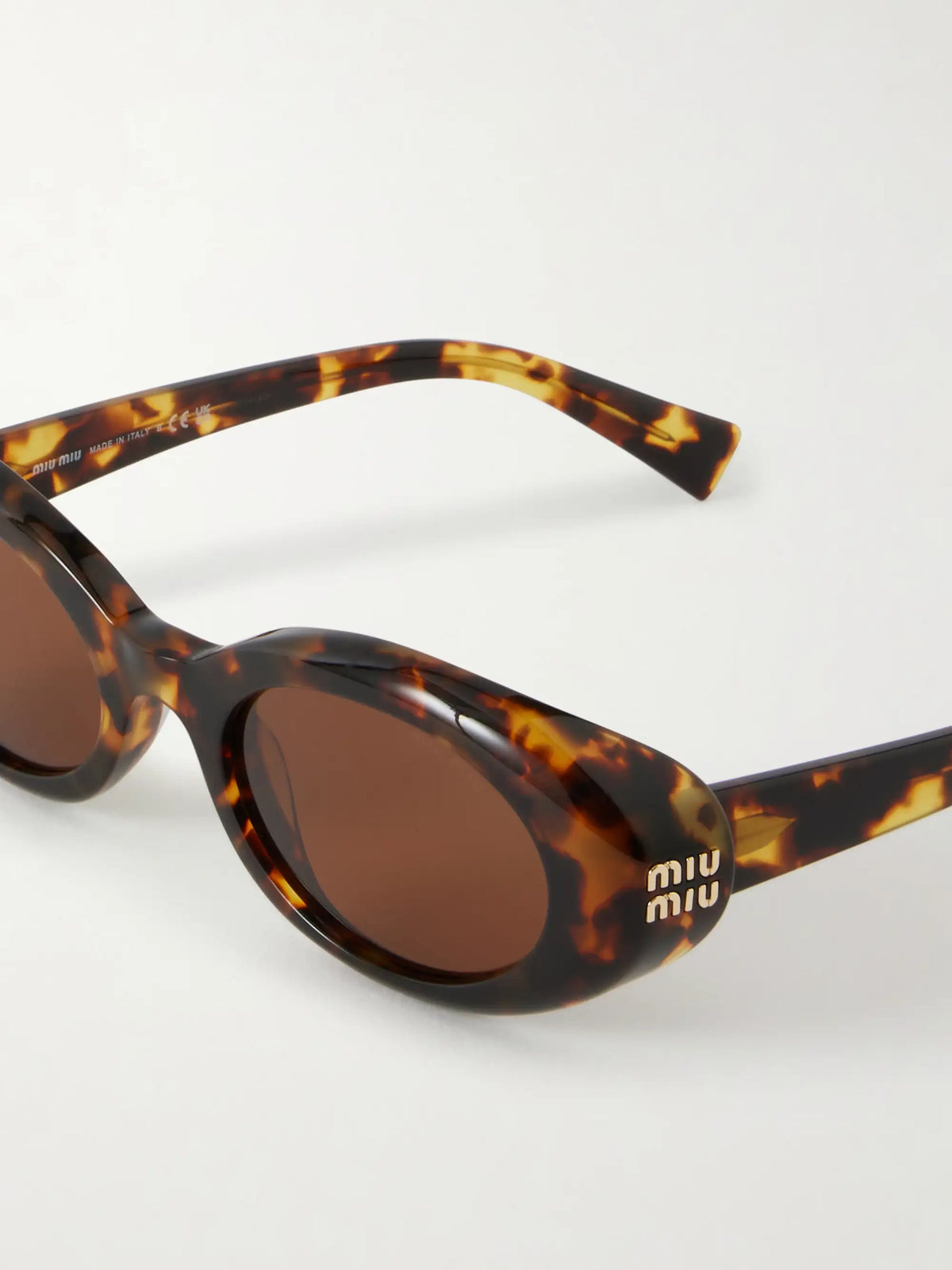 Rounded-frame Acetate Sunglasses