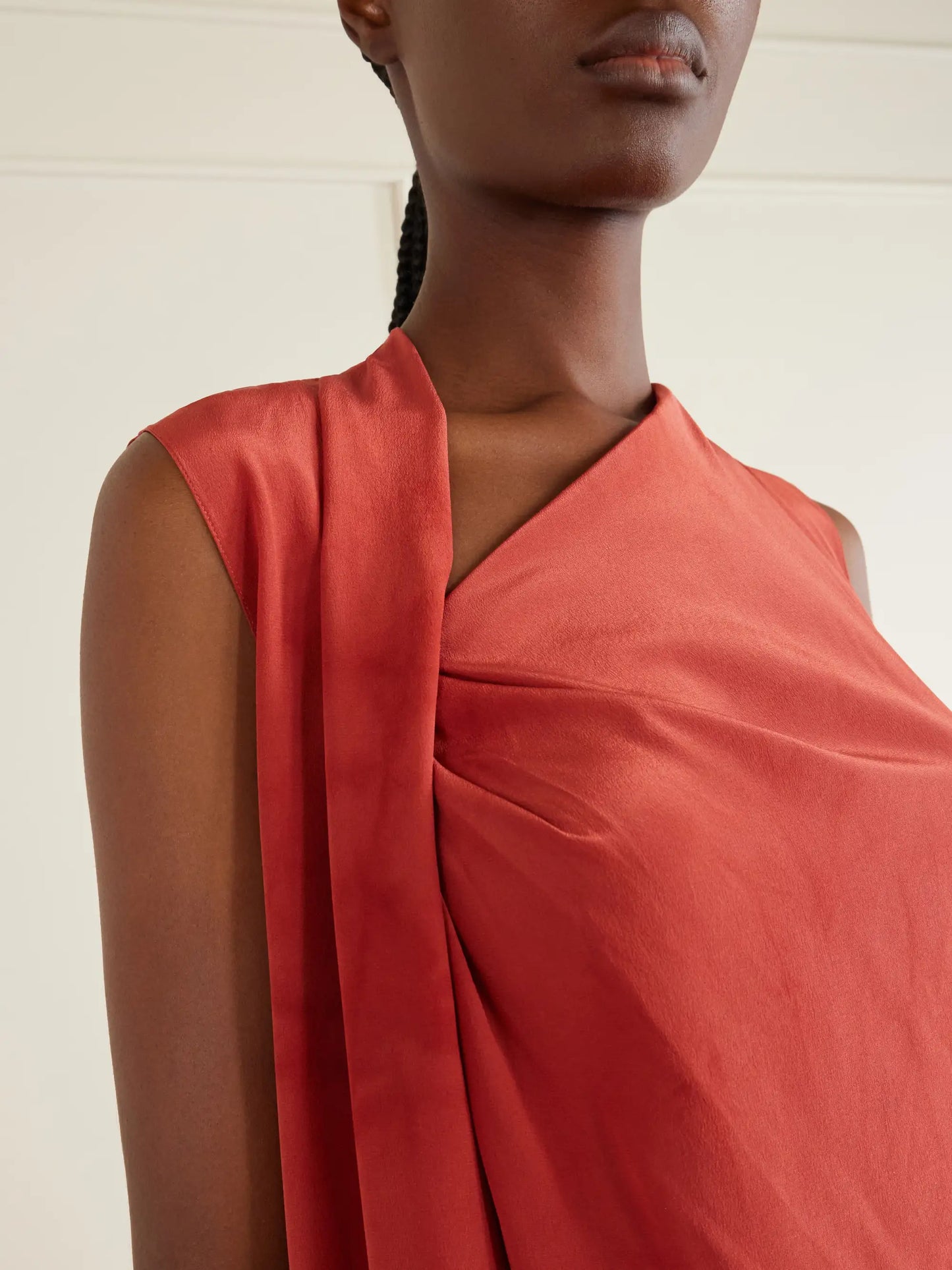Estela One-shoulder Silk-chiffon Maxi Dress