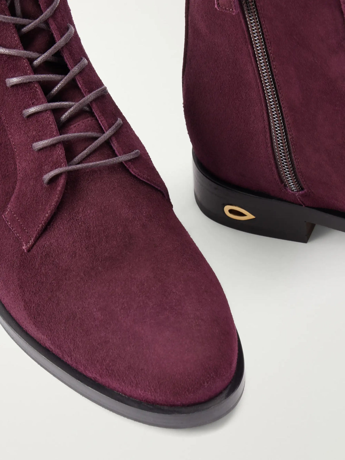 Jennifer Chamandi Brando 20 Suede Ankle-boots