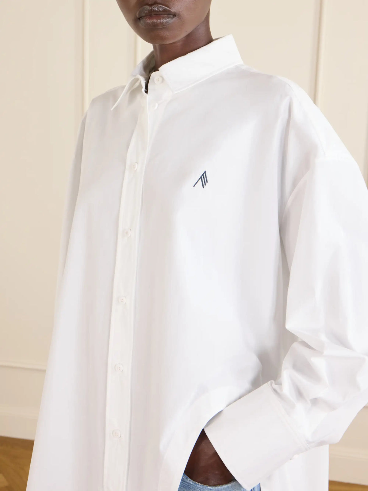 The Attico Cotton-poplin Shirt