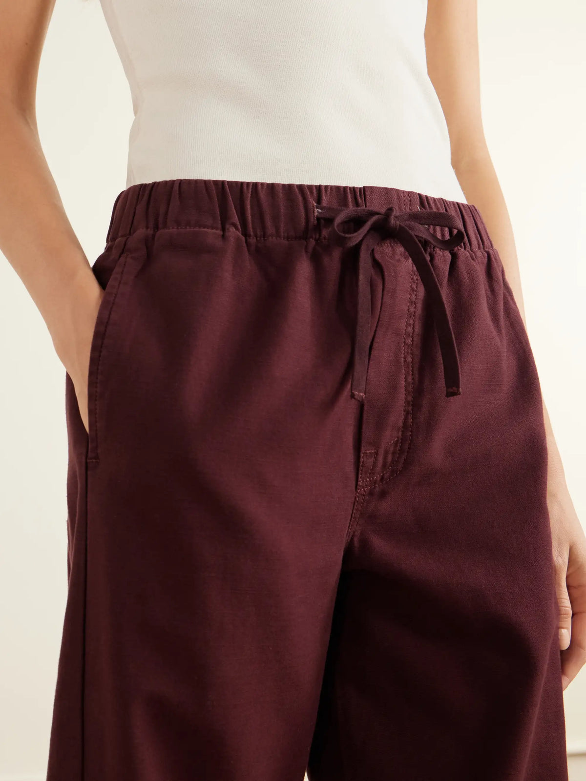 Mother The Drawn Full Pipe Flood Cotton-twill Wide-leg Pants