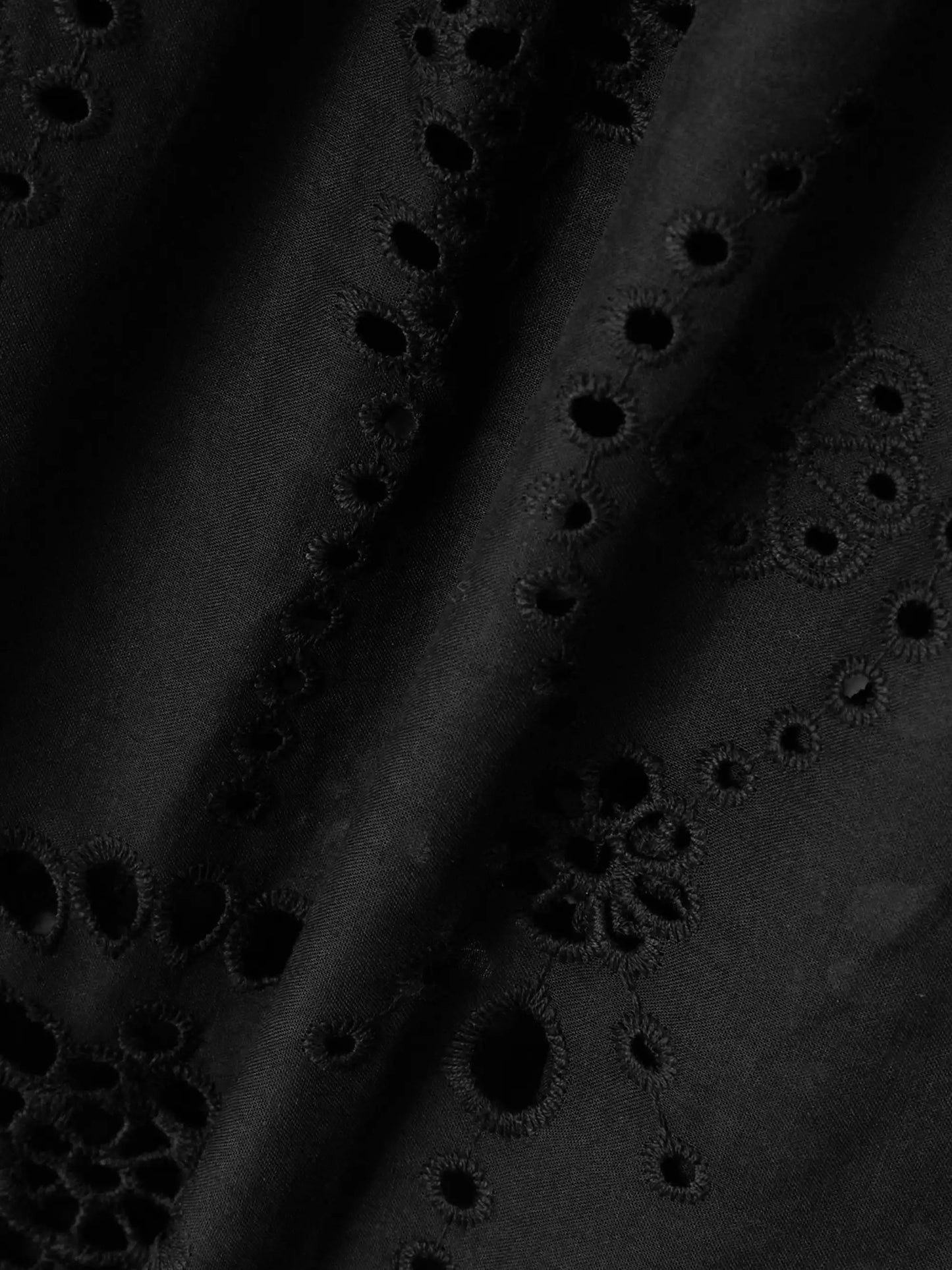 Scalloped Broderie Anglaise Cotton-poplin Shirt
