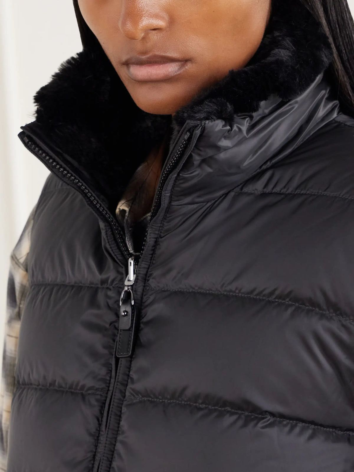 Max Mara Canditi Reversible Quilted Shell And Plush Down Gilet
