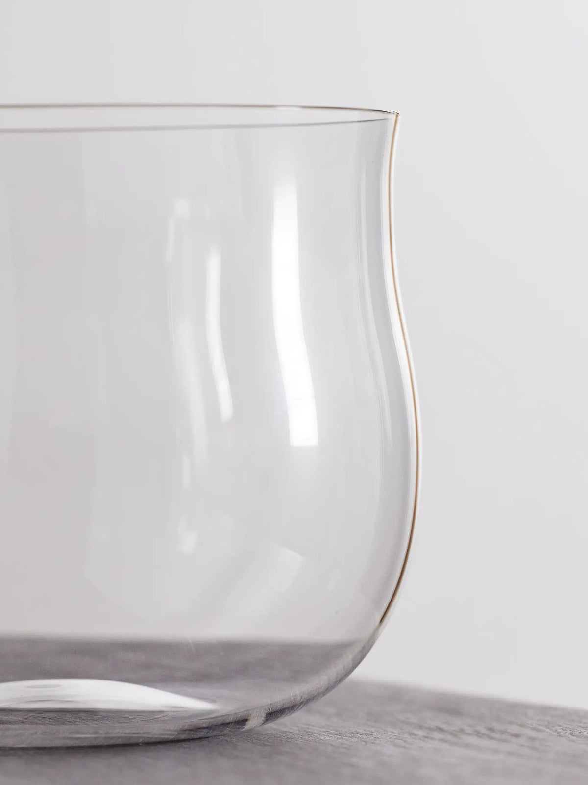 Set Of Two Crystal Glass Tumblers