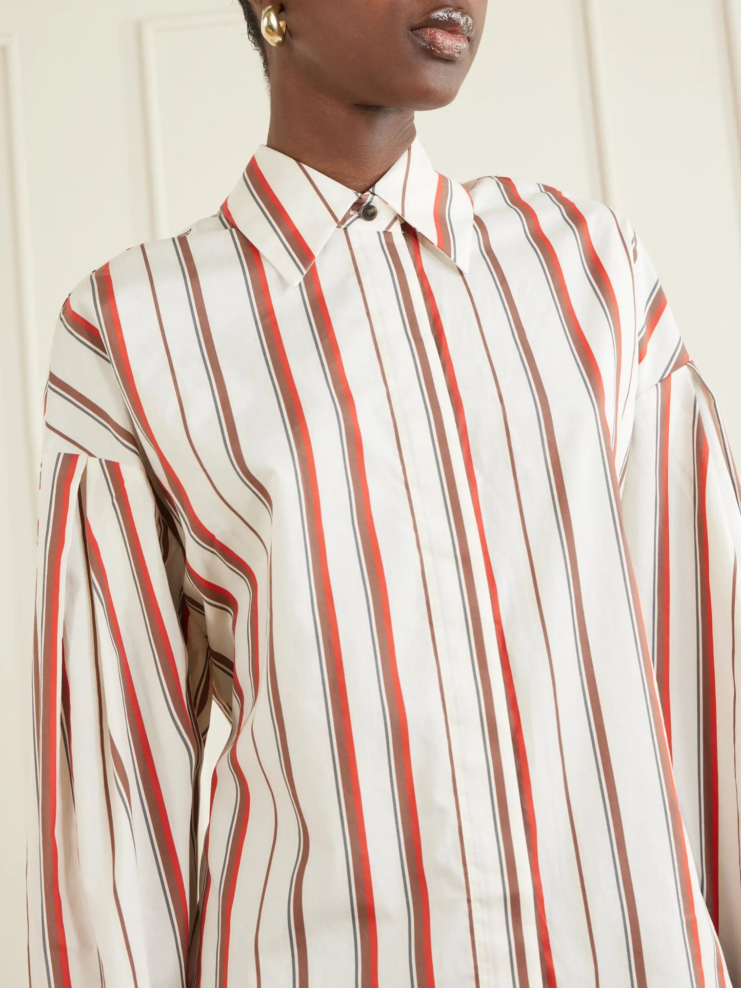 Alva Striped Cotton-poplin Shirt