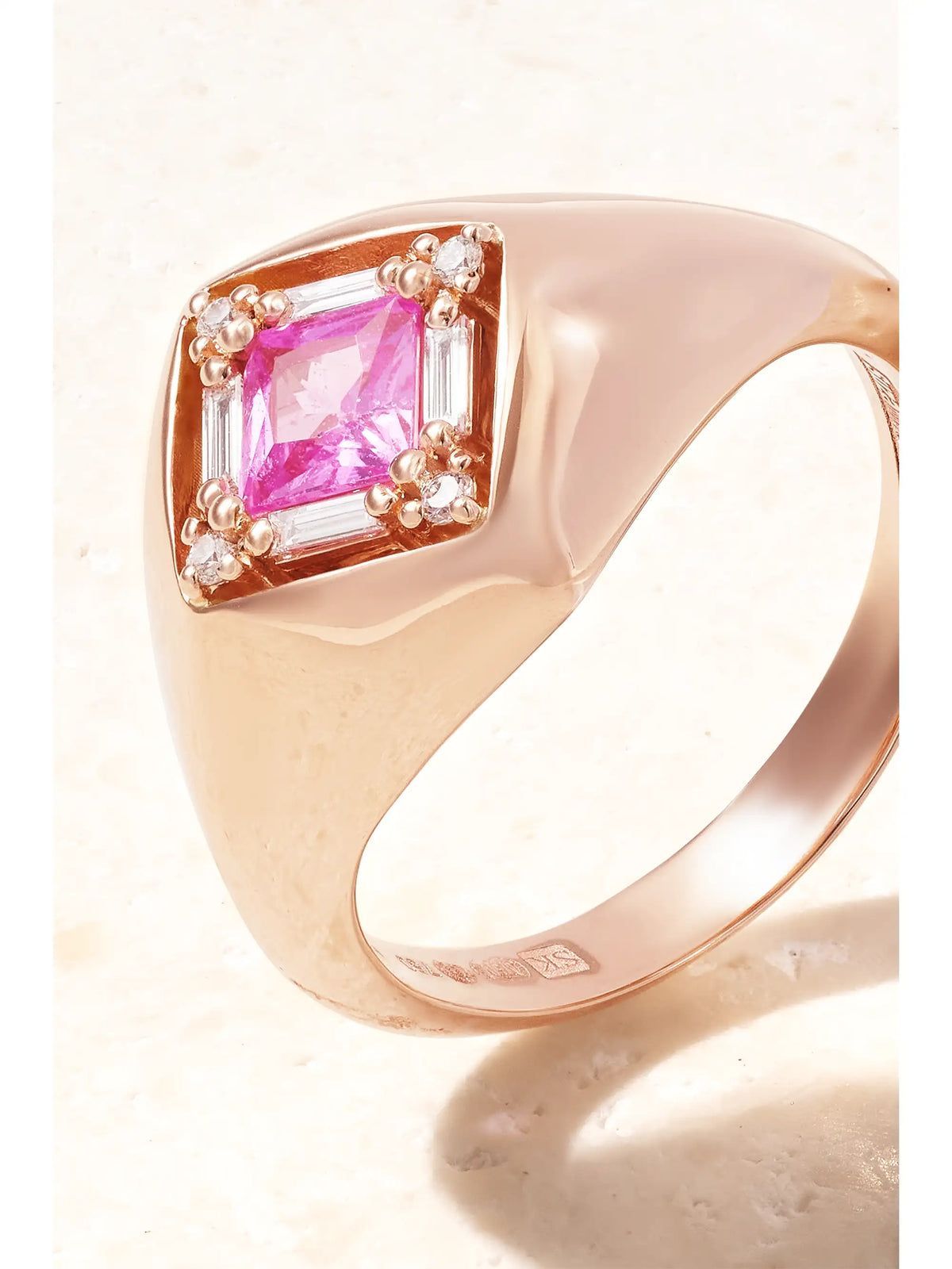 18-karat Rose Gold, Sapphire And Diamond Ring