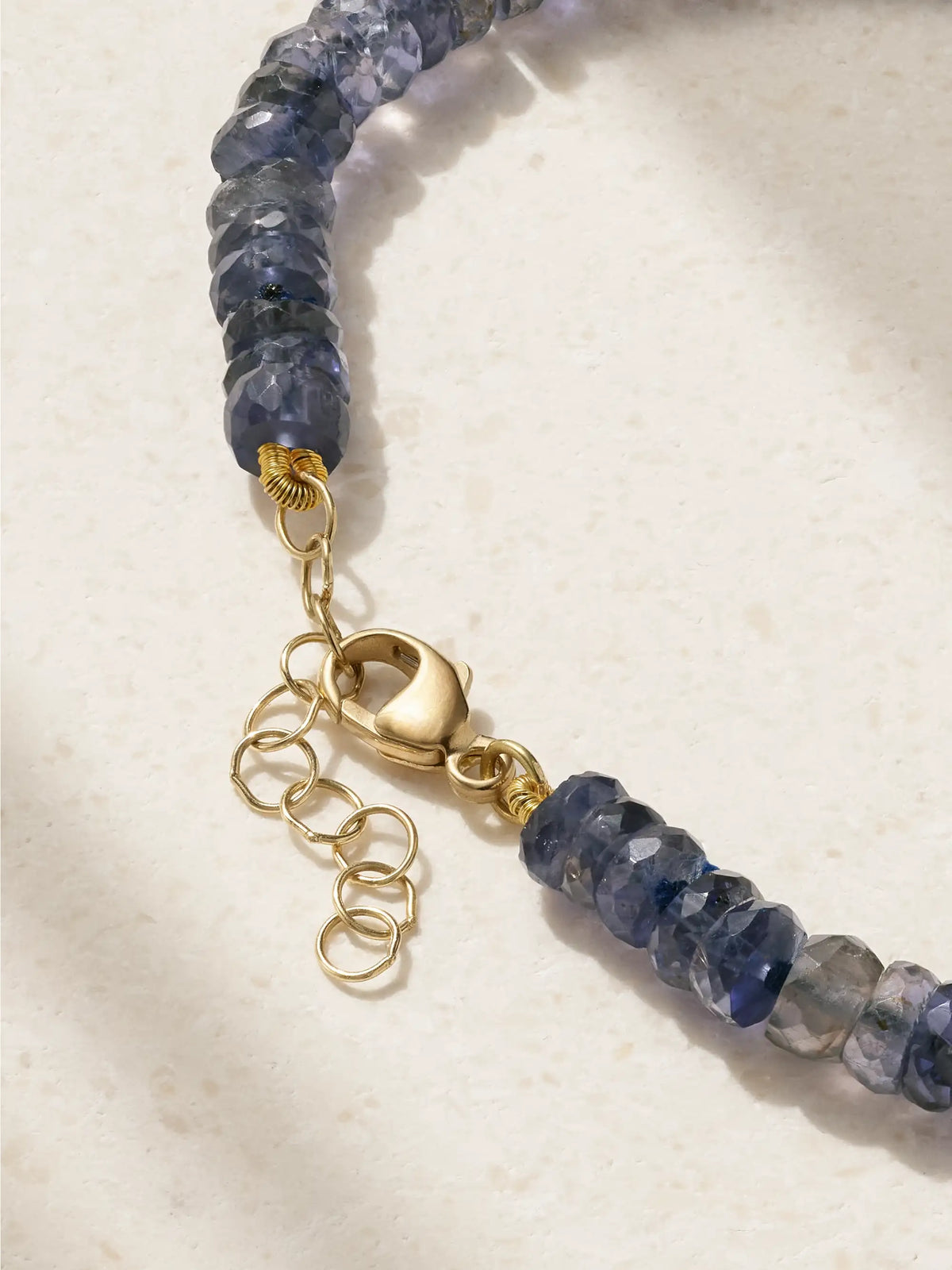 Gold Iolite Bracelet