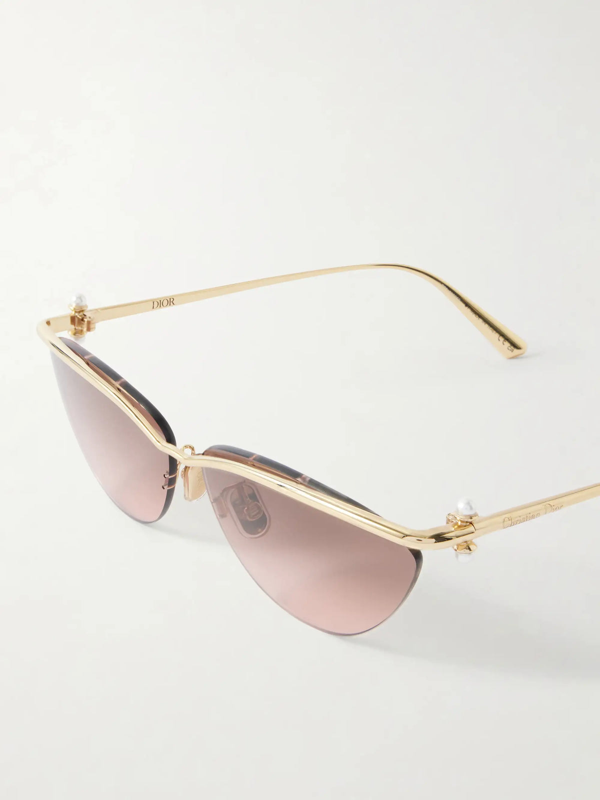 Diortribales B2u Cat-eye Gold-tone Sunglasses