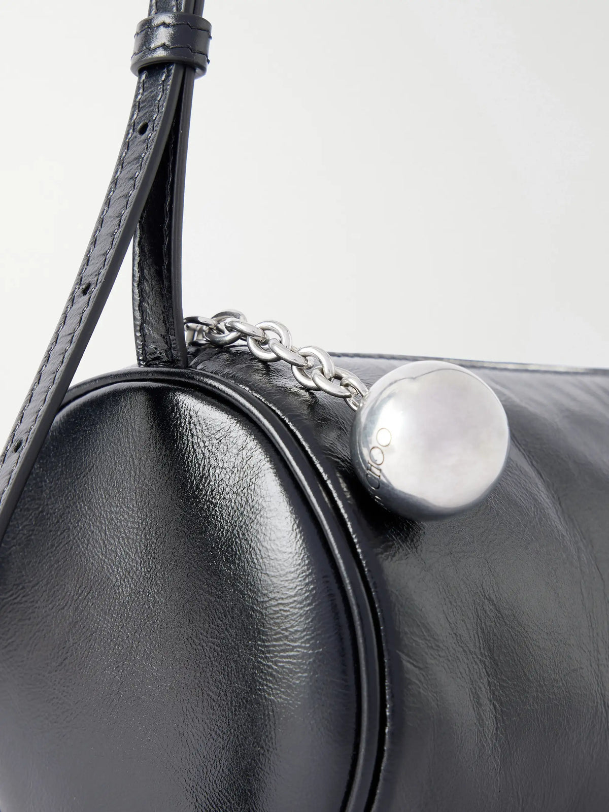 Jimmy Choo Tube Mini Leather Shoulder Bag