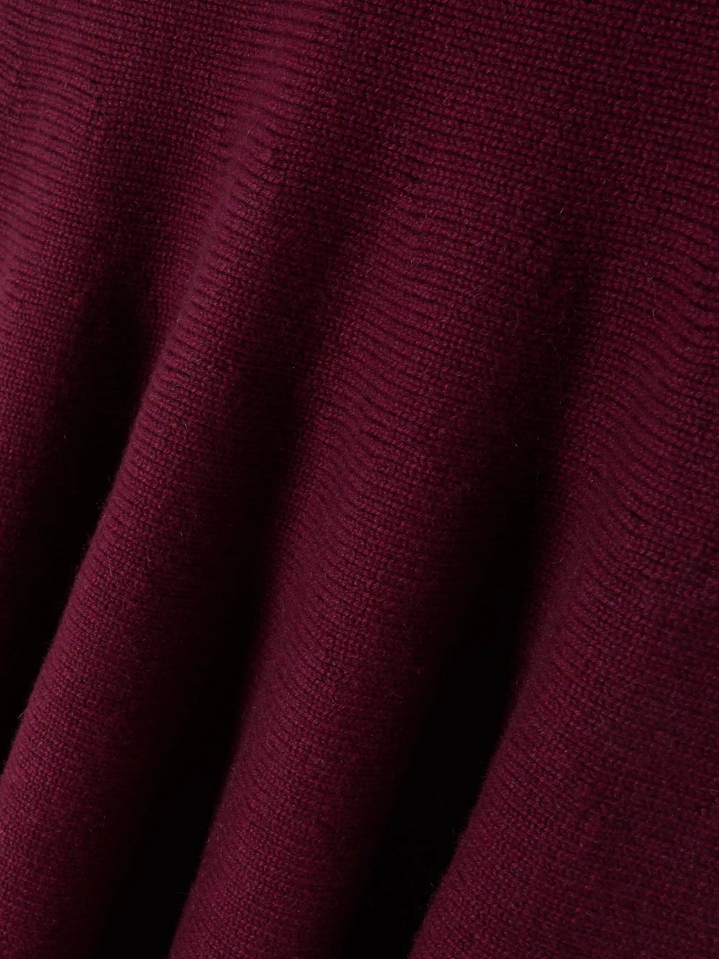 Pleated Knitted Cashmere-blend Midi Skirt