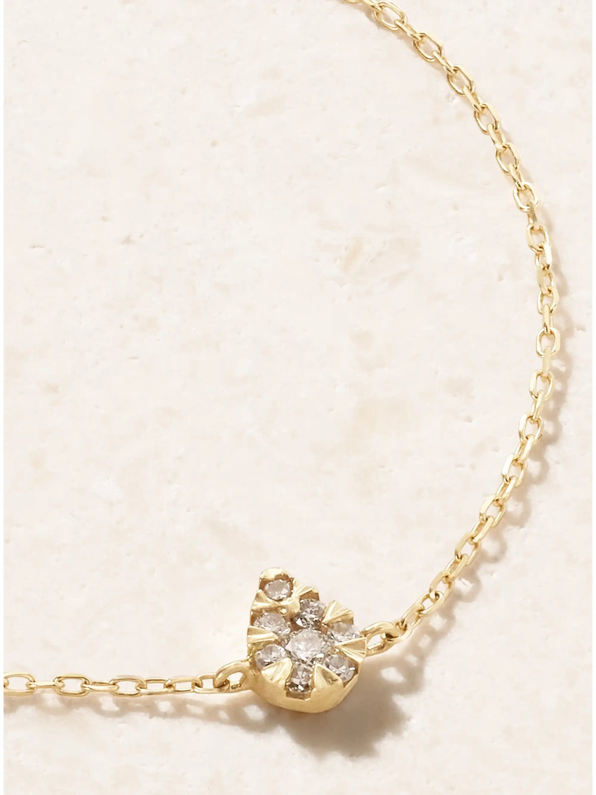 Floating 18-karat Gold Diamond Bracelet