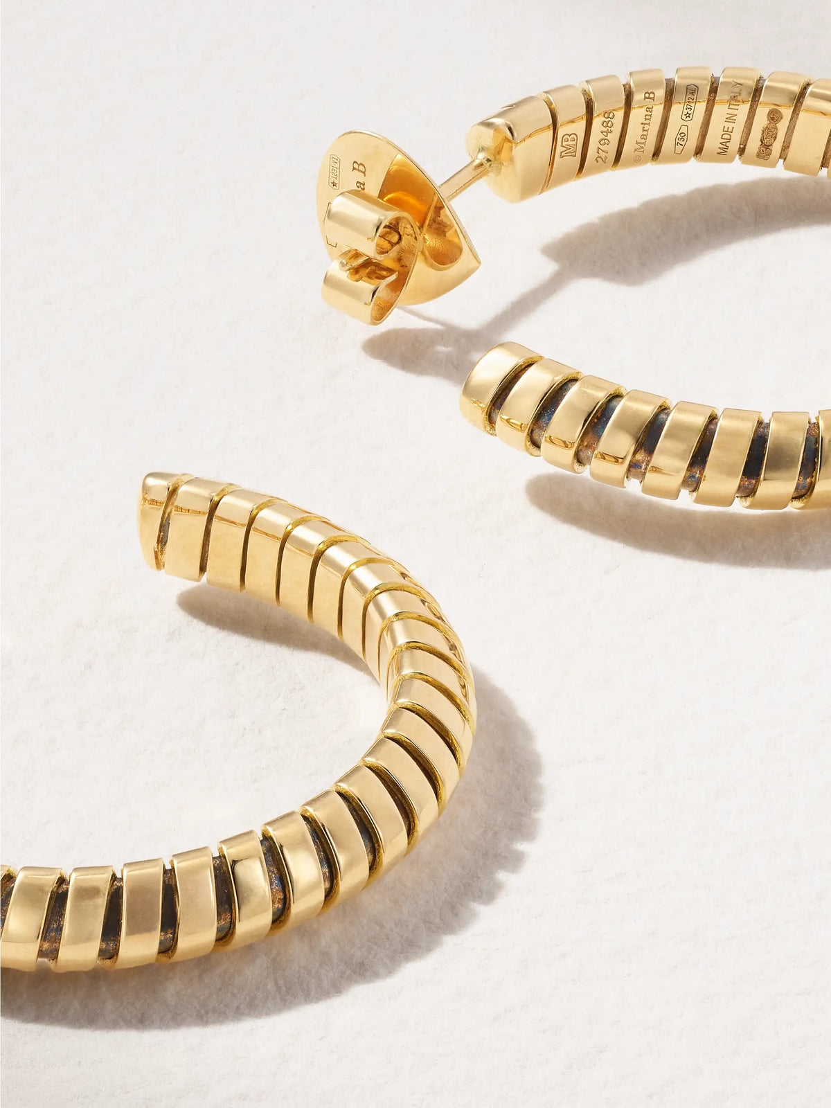 Trisolina Small 18-karat Gold Hoop Earrings