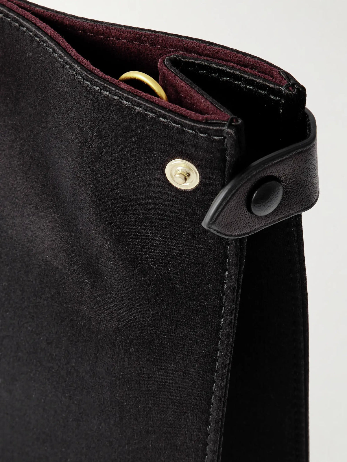 Stowaway Leather-trimmed Satin Shoulder Bag