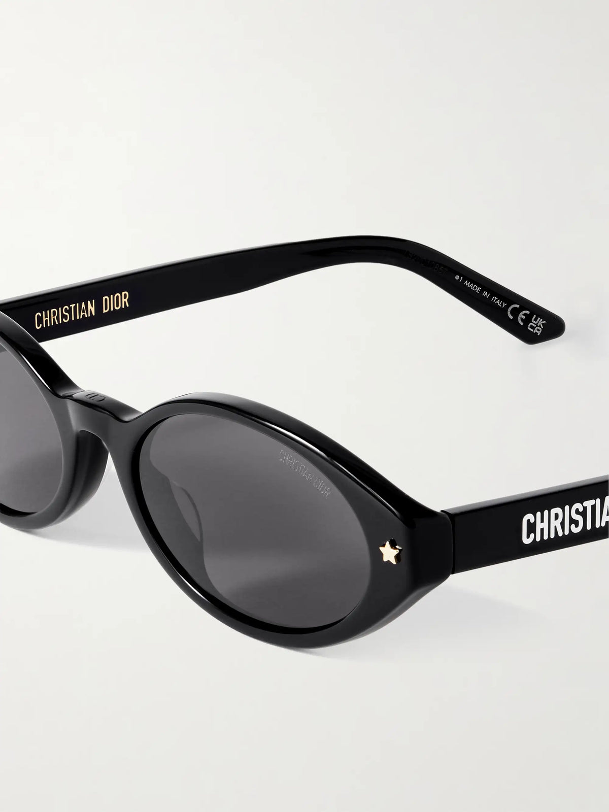 Diorpacific R1i Oval-frame Acetate Sunglasses