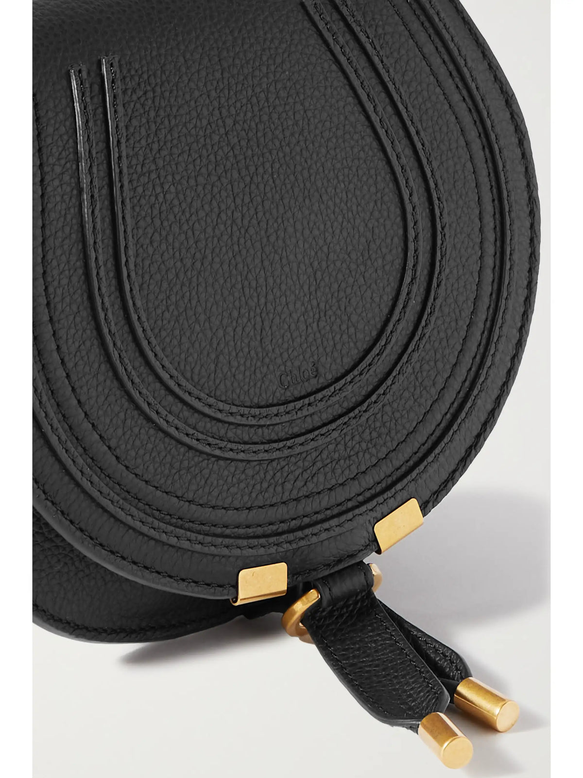 Marcie Mini Textured-leather Shoulder Bag