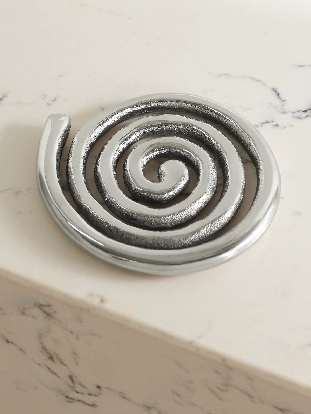 + Etagere Spiral Set Of Eight Nickel-plated Coasters