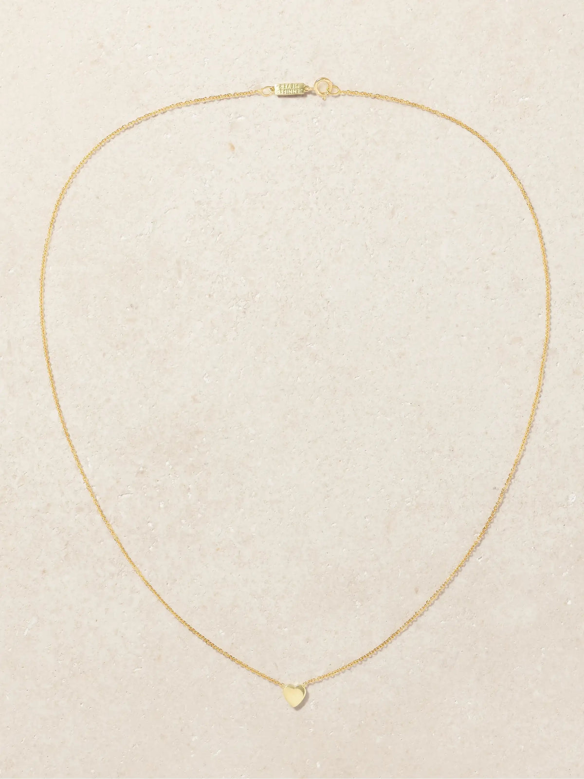 Mini Heart 18-karat Gold Necklace