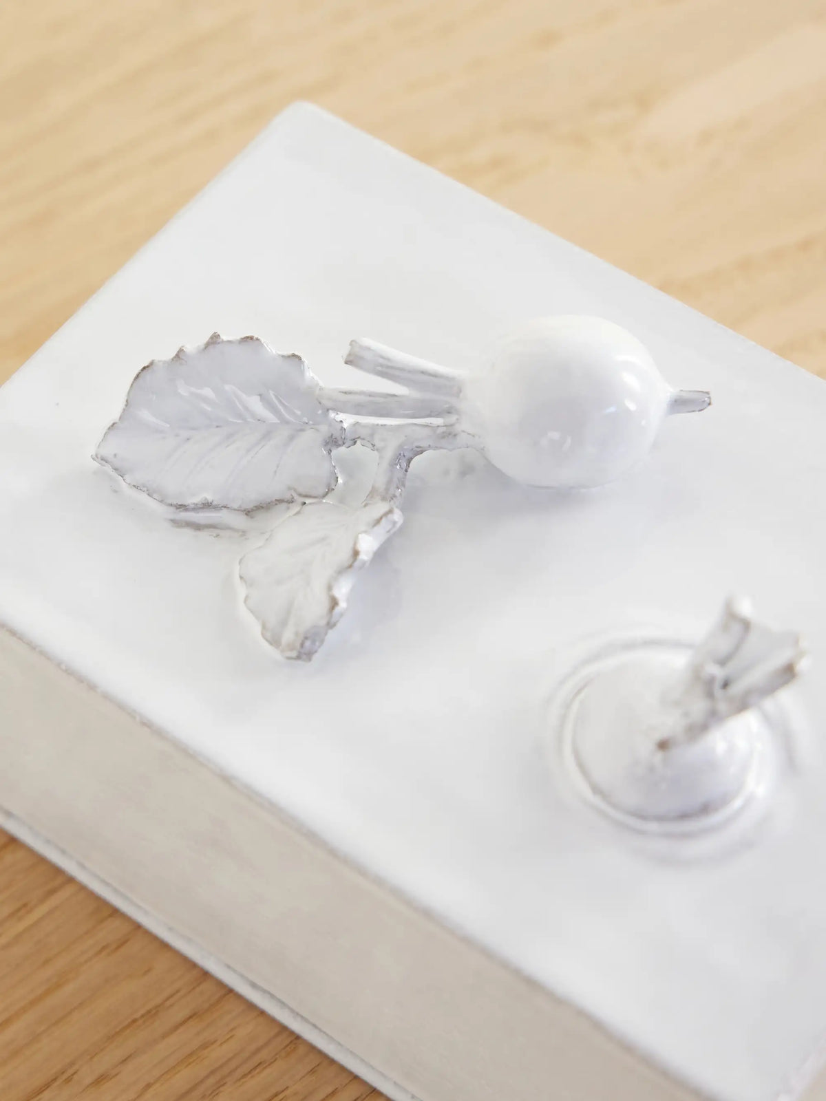 Astier De Villatte Radish Porcelain Butter Dish