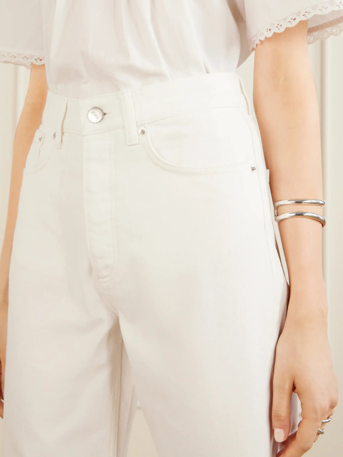 Sharon Mid-rise Straight-leg Jeans