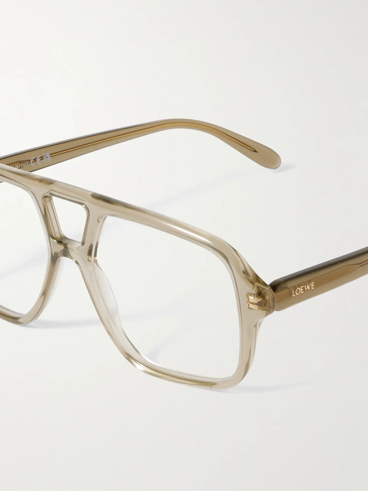 Aviator-style Acetate Optical Glasses