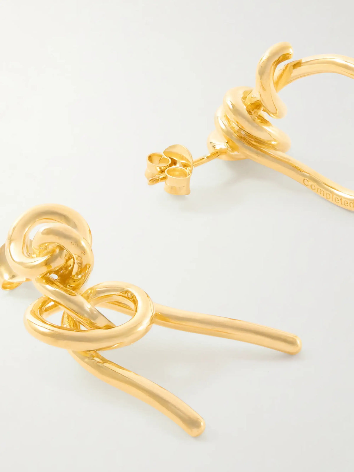 Completedworks Notsobig Thread Ii Recycled Gold Vermeil Earrings
