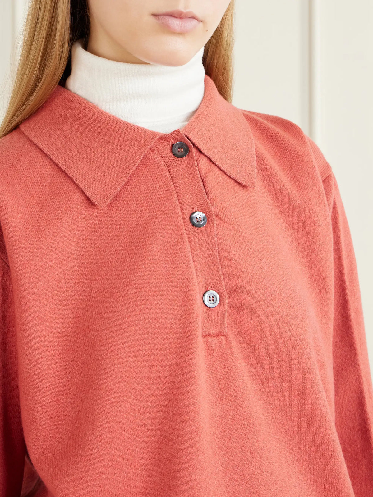 RÓHE Stretch Wool And Cashmere-blend Polo Shirt