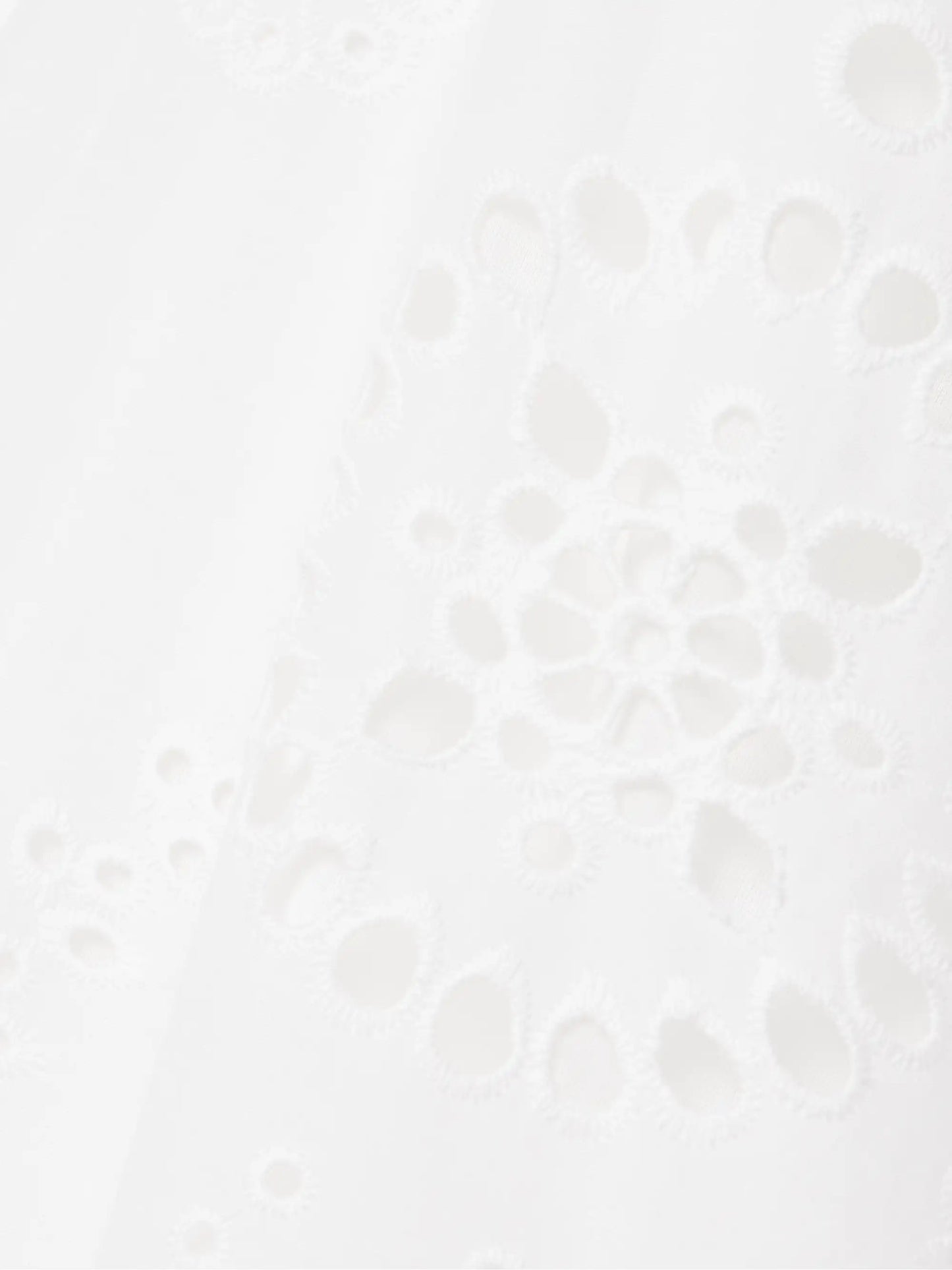 Tie-detailed Scalloped Broderie Anglaise Cotton Midi Dress