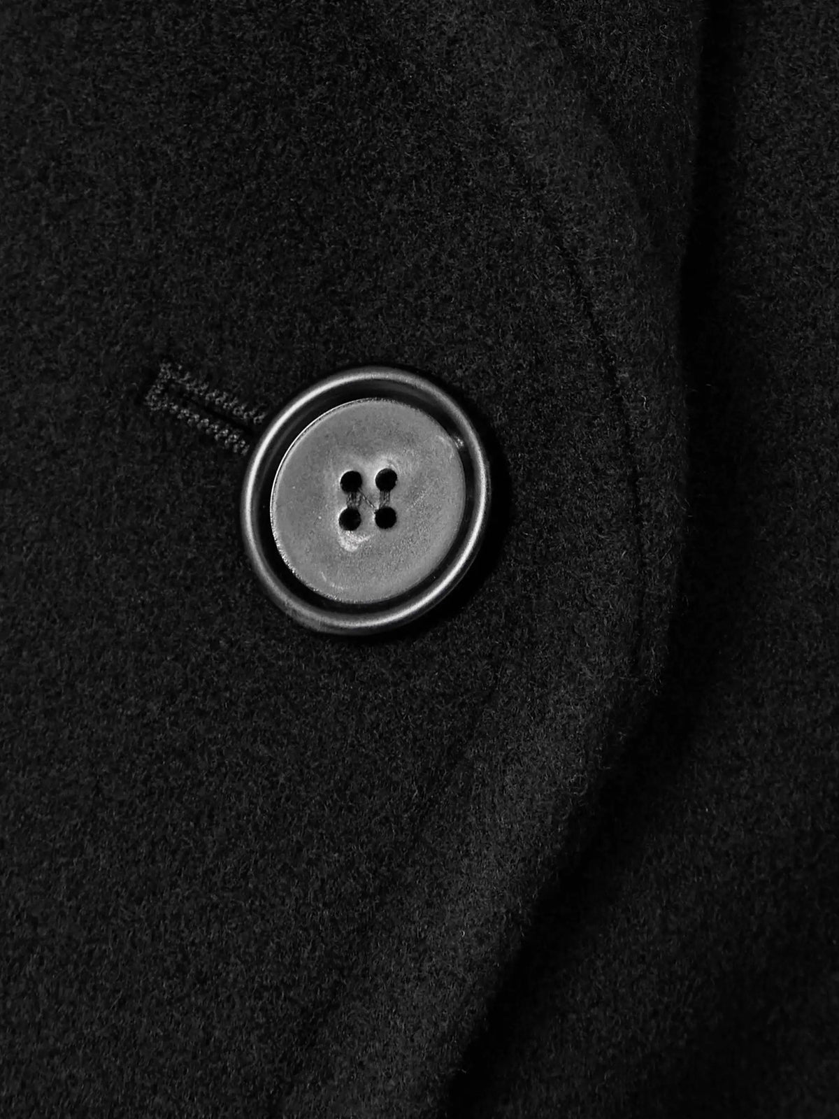 Overszied Double-breasted Wool-blend Coat