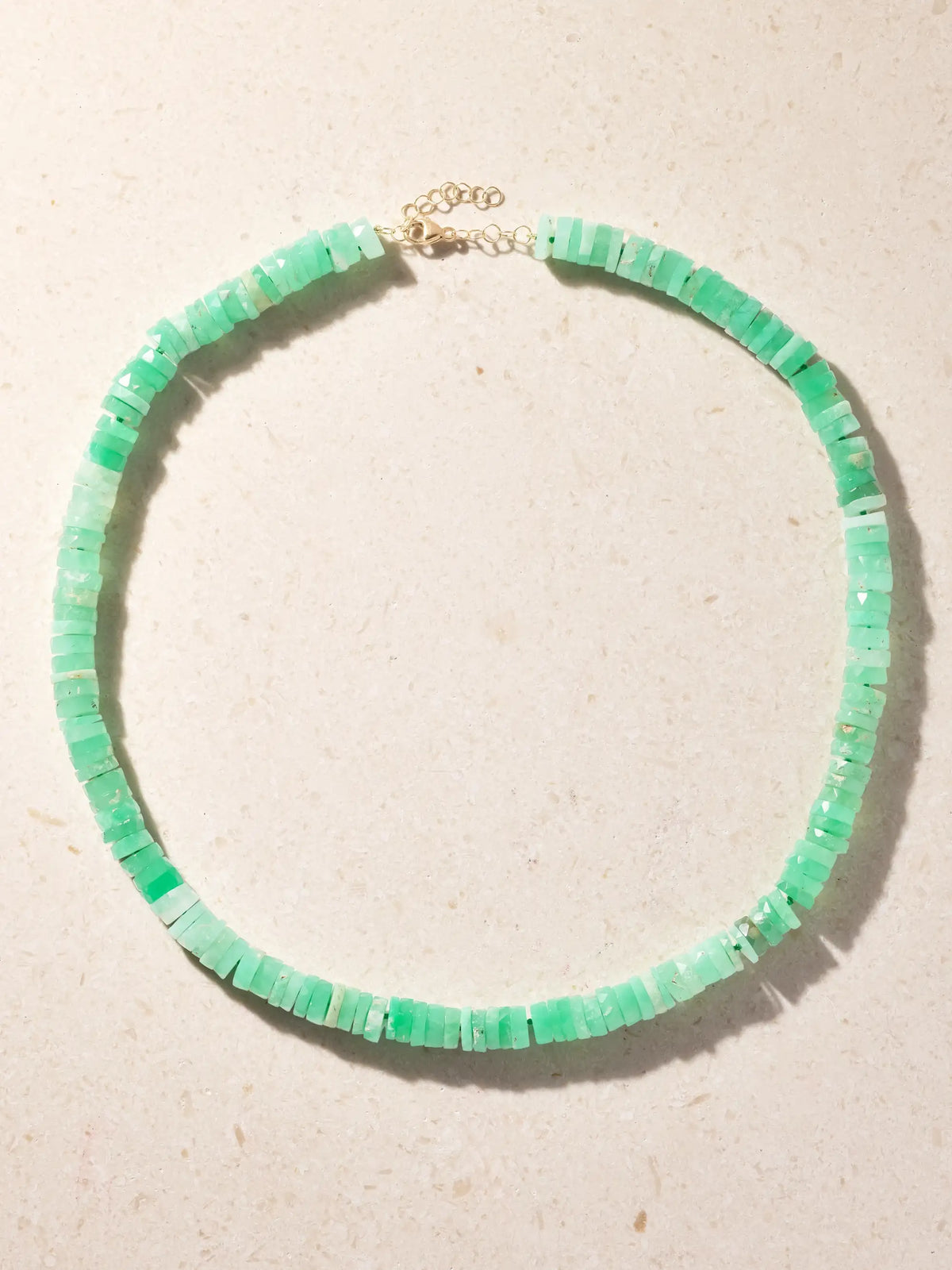 JIA JIA 14-karat Gold Chrysoprase Necklace