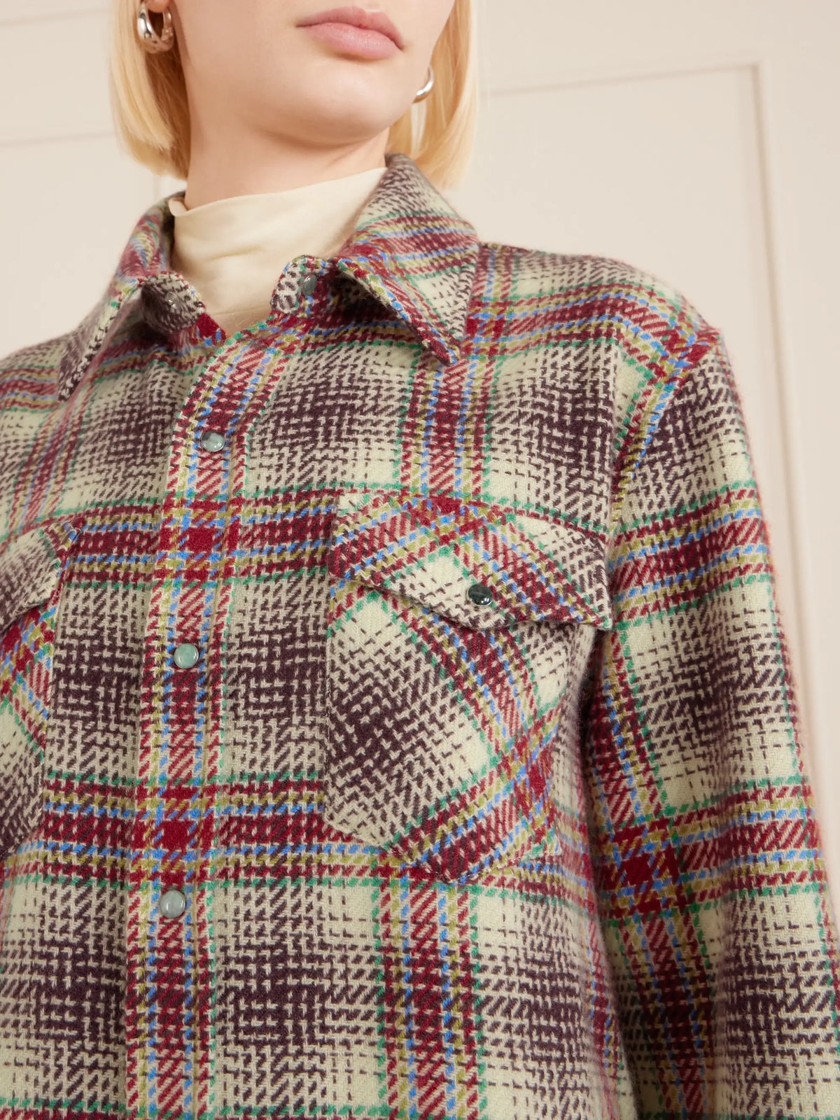 Balance Checked Cashmere Shirt